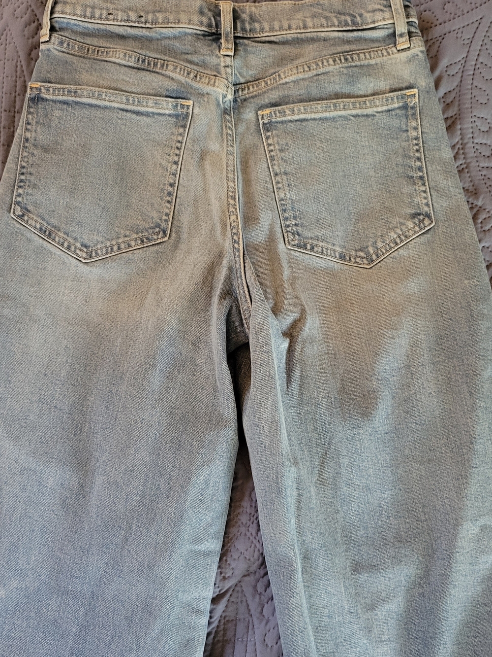 GAP High Rise Wide Leg Crop Jeans, Size 28 - Picture 9 of 9